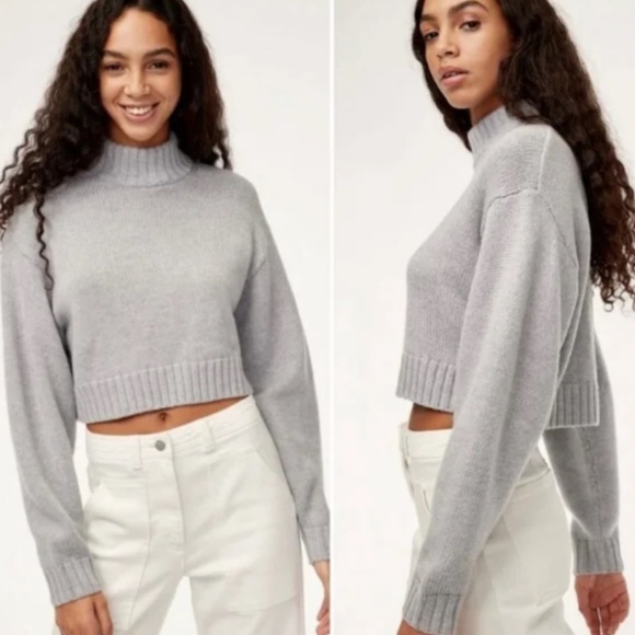 Wilfred Sweaters - Wilfred Harper Sweater | Women's Green Turtleneck Sweater